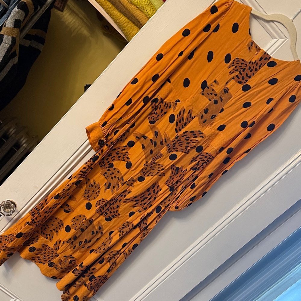Farm Rio Caramel Banana Dress, Size XS - Picture 6 of 7